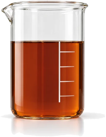 Vaso de precipitado con aceite vegetal Inpasa