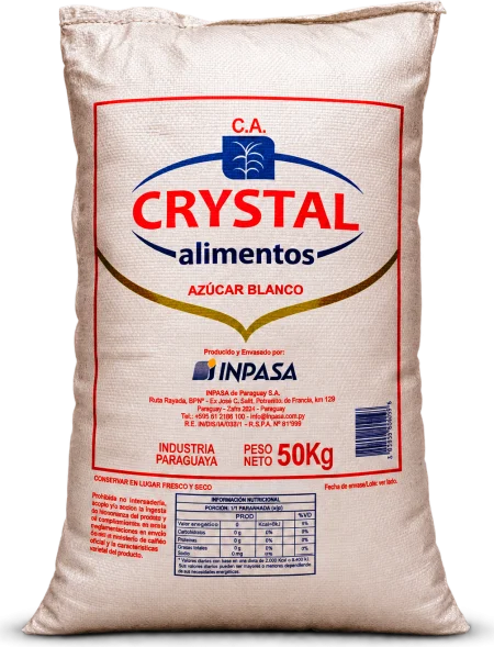 Bolsa de Azúcar Crystal de 50 kg
