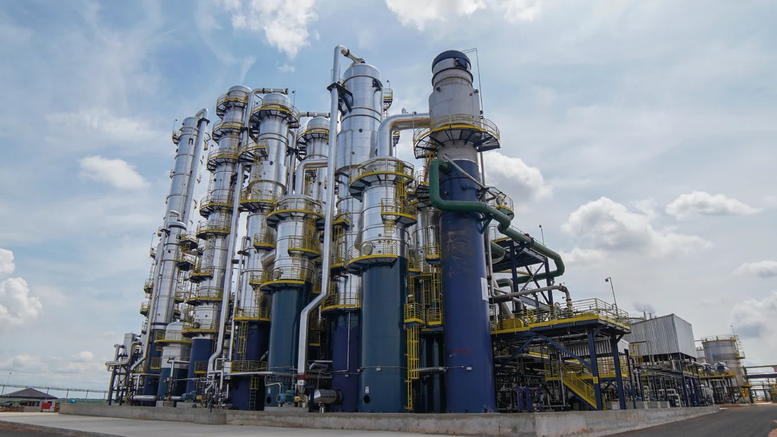 Planta industrial de biodiesel